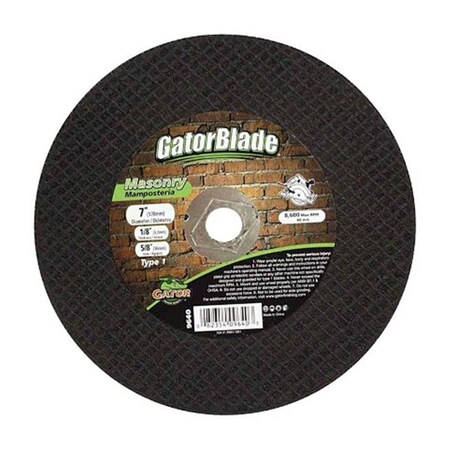 Gator Grit 9640 7 x 012 x 063 in Masonry Wheel 2463842